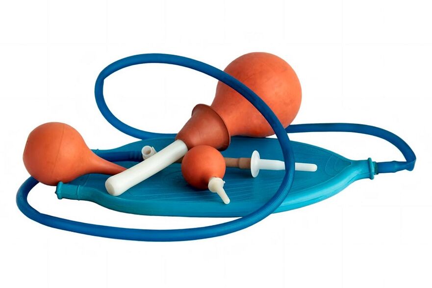 Enema para eliminar parasitos do corpo